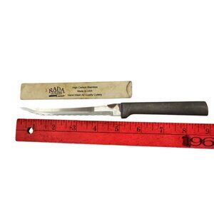 Rada Cutlery Tomato Slicing Knife – Stainless Steel Blade With Aluminum Handle M